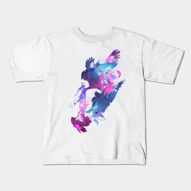 Bloody Fight Kids T-Shirt by astronaut